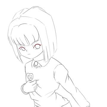 ハイガンベイナ 2 線画 好きに塗ってください