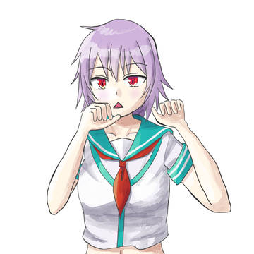 軽巡、多摩です。ネコじゃないにゃ。