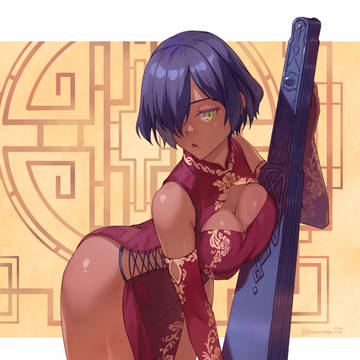 褐色チャイナさん