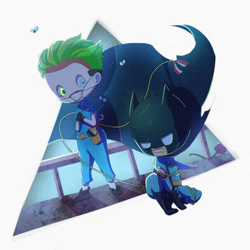 ちっこいバトジョの日イラスト