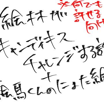 キャンディキスチャレンジしてる二人の話＋α【絵林】