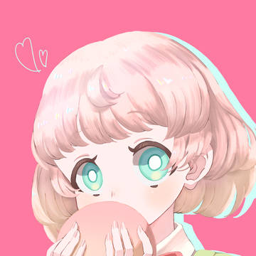 桃と女の子