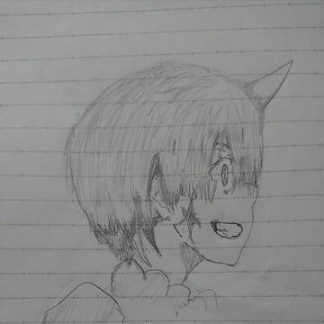 鬼化レム 落書き