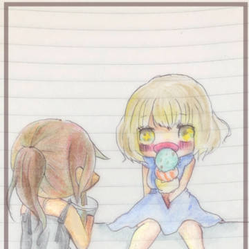 【創作百合】こっちもみてほしいな