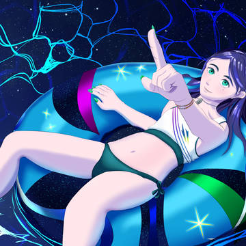 みずがめ座の星空バカンス