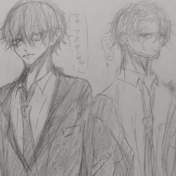 落書きで描いた一ぐだ♂
