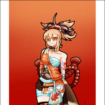 The cutest gal in inazuma