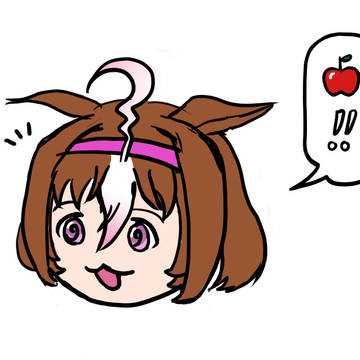 りんごが好物らしいですね