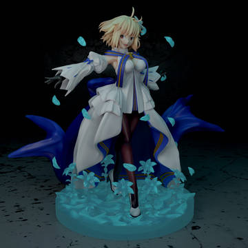 アルクエイド　３Dモデル　フィギュア