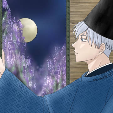 貴公子と藤の花