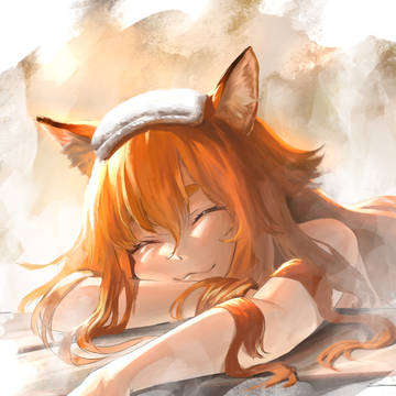 写真をモデルにキツネちゃん描いてみた
