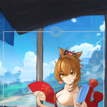 夏の日の宵宮