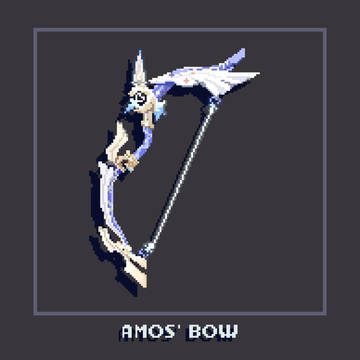 Amos’ bow pixel art!
