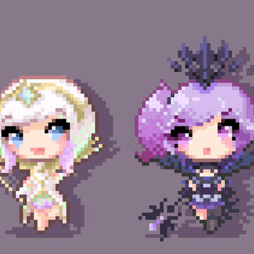 Elementalist Lux pixel art!