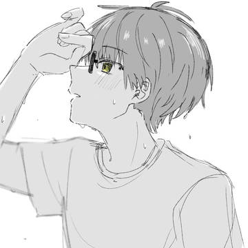 あついですね…