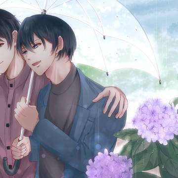 雨の日白其