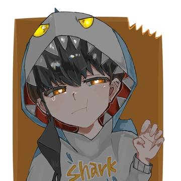 パーカー男子