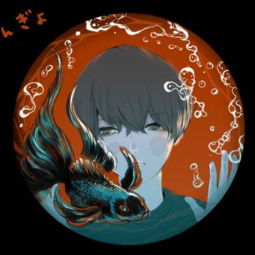 夏の終わりが寂しくて、黒い金魚を目に焼き付ける人
