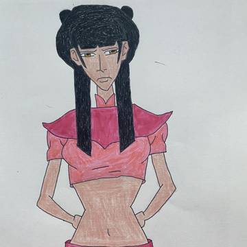 Mai but wearing Ty Lee’s outfit