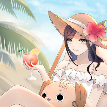 Summer with Nico Robin