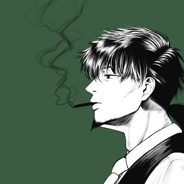 目線の先の人