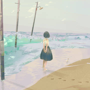流れ着く