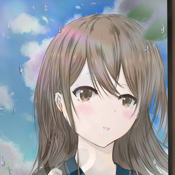 ガラス越しJK