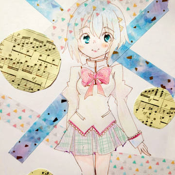 久しぶりに描いたさやかちゃん