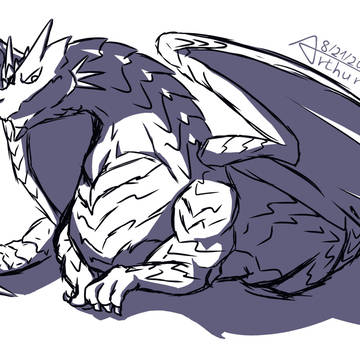 First time drawing a dragon