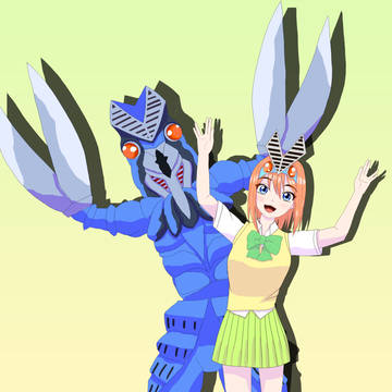 四葉＆バルタン星人