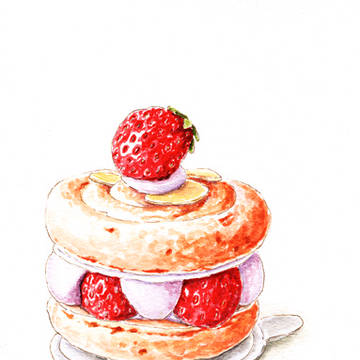 草莓甜點