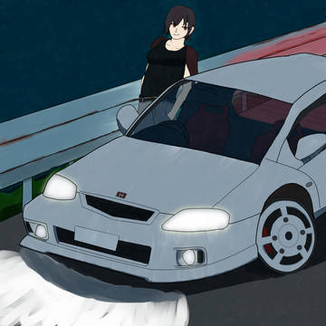 夜のドライブ