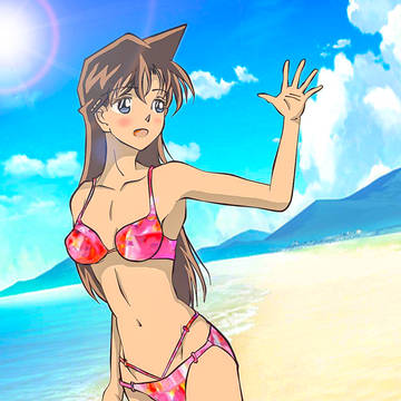 夏と言えば蘭姉ちゃんの水着