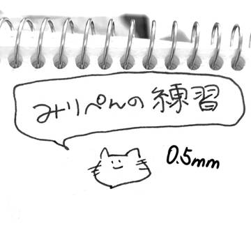 ミリペン落書き① 0.5mm