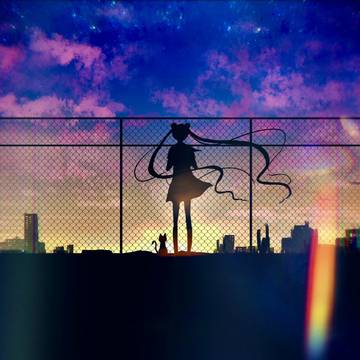 夕暮れ