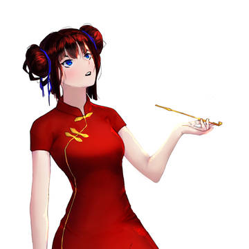 cheongsam girl