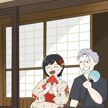 夏のアン風