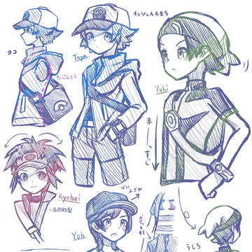 ポケモン落描き