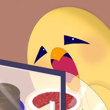眺める時間もハッピー🧁