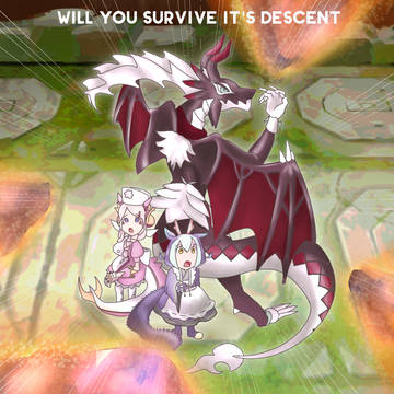 原始生命態ニビルとドラゴンメイド
