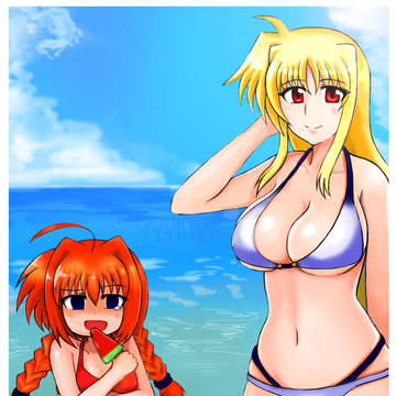 フェイトさんとヴィータちゃん