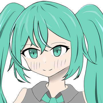 ミクちゃんハピバの落書き
