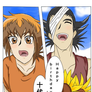 遊城十代2022年生誕祭イラスト