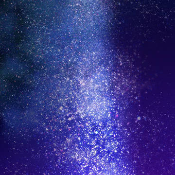 星空の下で