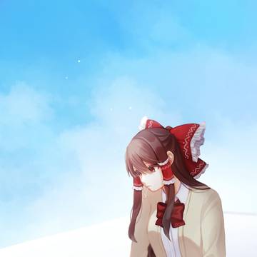 屋上の素敵な巫女