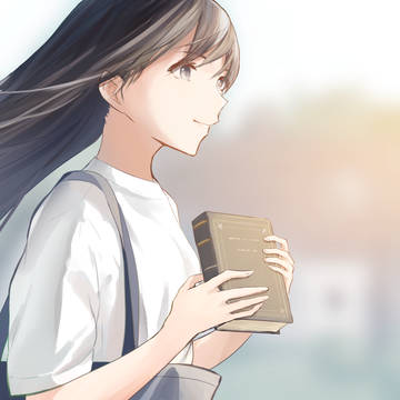 「靡く髪」