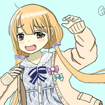 いろいろ参考にして描いた双葉杏ちゃん