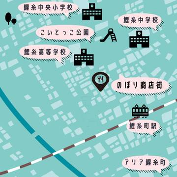 【こ糸】鯉糸町案内図