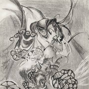 临摹了一个米山舞老师的CELL