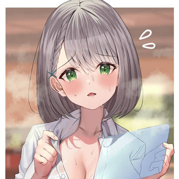 団員さん、汗拭いてくれる?
